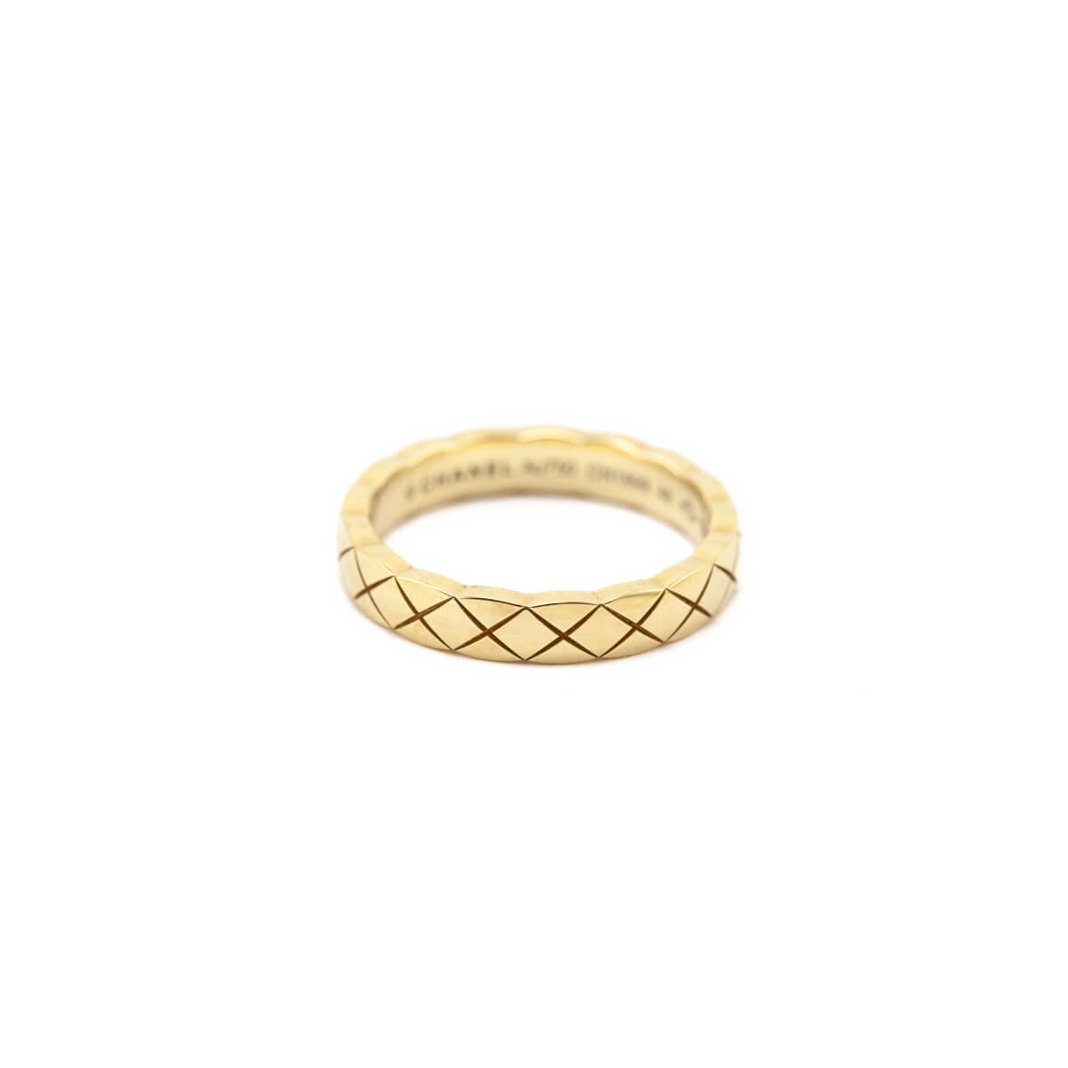 Chanel 18K Yellow Gold Mini Coco Crush Ring Size 4 - Love that Bag etc - Preowned Authentic Designer Handbags Preloved Fashions