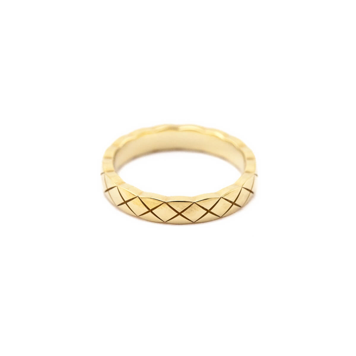 Chanel 18K Yellow Gold Mini Coco Crush Ring Size 4 - Love that Bag etc - Preowned Authentic Designer Handbags Preloved Fashions