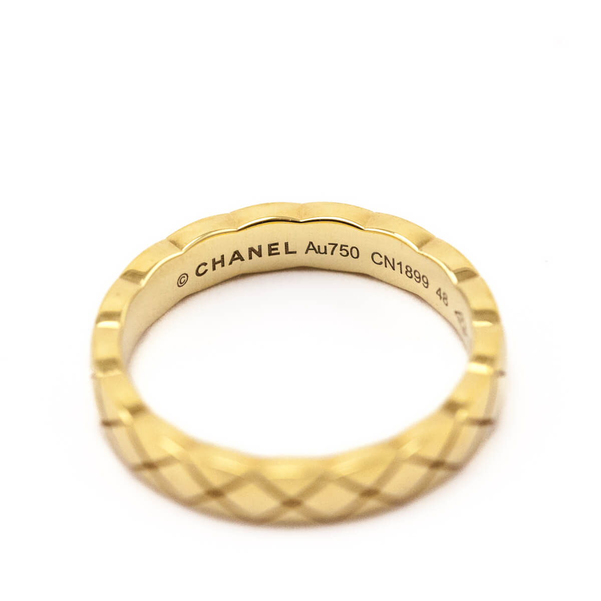Chanel 18K Yellow Gold Mini Coco Crush Ring Size 4 - Love that Bag etc - Preowned Authentic Designer Handbags Preloved Fashions