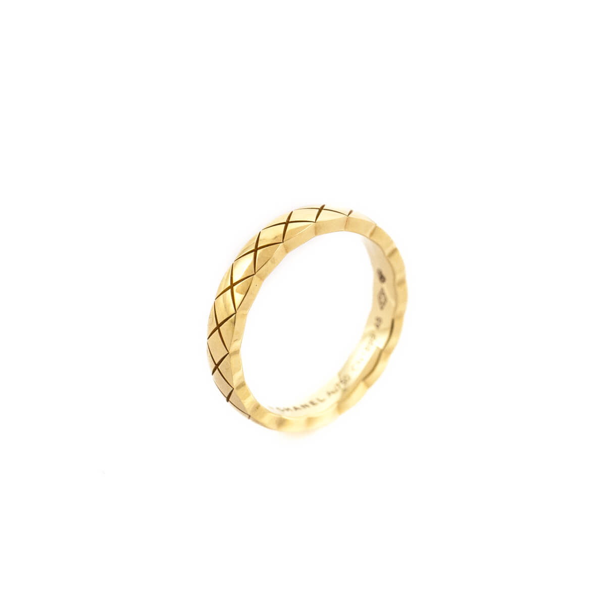 Chanel 18K Yellow Gold Mini Coco Crush Ring Size 4 - Love that Bag etc - Preowned Authentic Designer Handbags Preloved Fashions
