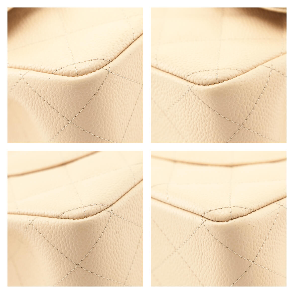 Chanel Beige Caviar Quilted Jumbo Double Flap - Love that Bag etc - Preowned Authentic Designer Handbags Preloved Fashions