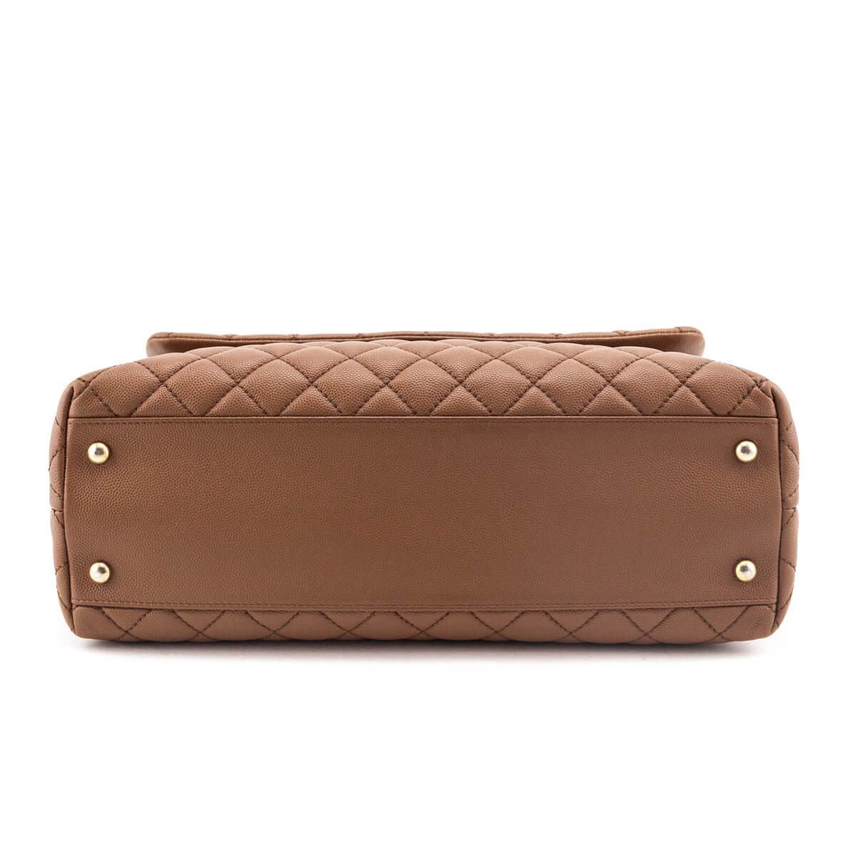 Chanel Beige Caviar Lizard Quilted Medium Coco Handle Flap Bag - Love that Bag etc - Preowned Authentic Designer Handbags Preloved Fashions