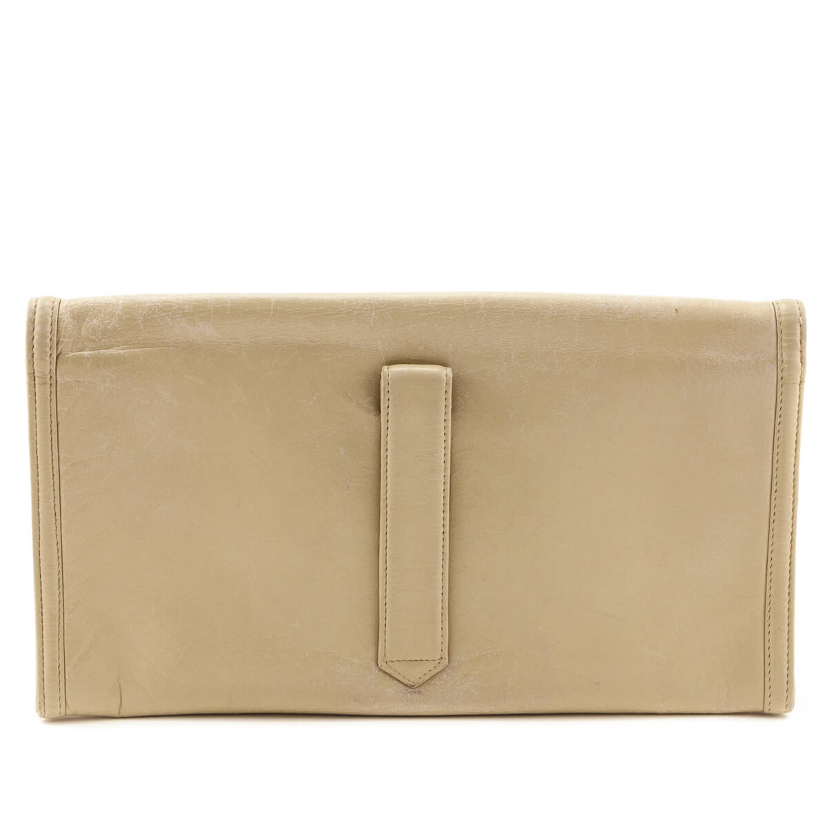 Chanel Beige Lambskin Vintage CC Clutch - Love that Bag etc - Preowned Authentic Designer Handbags Preloved Fashions