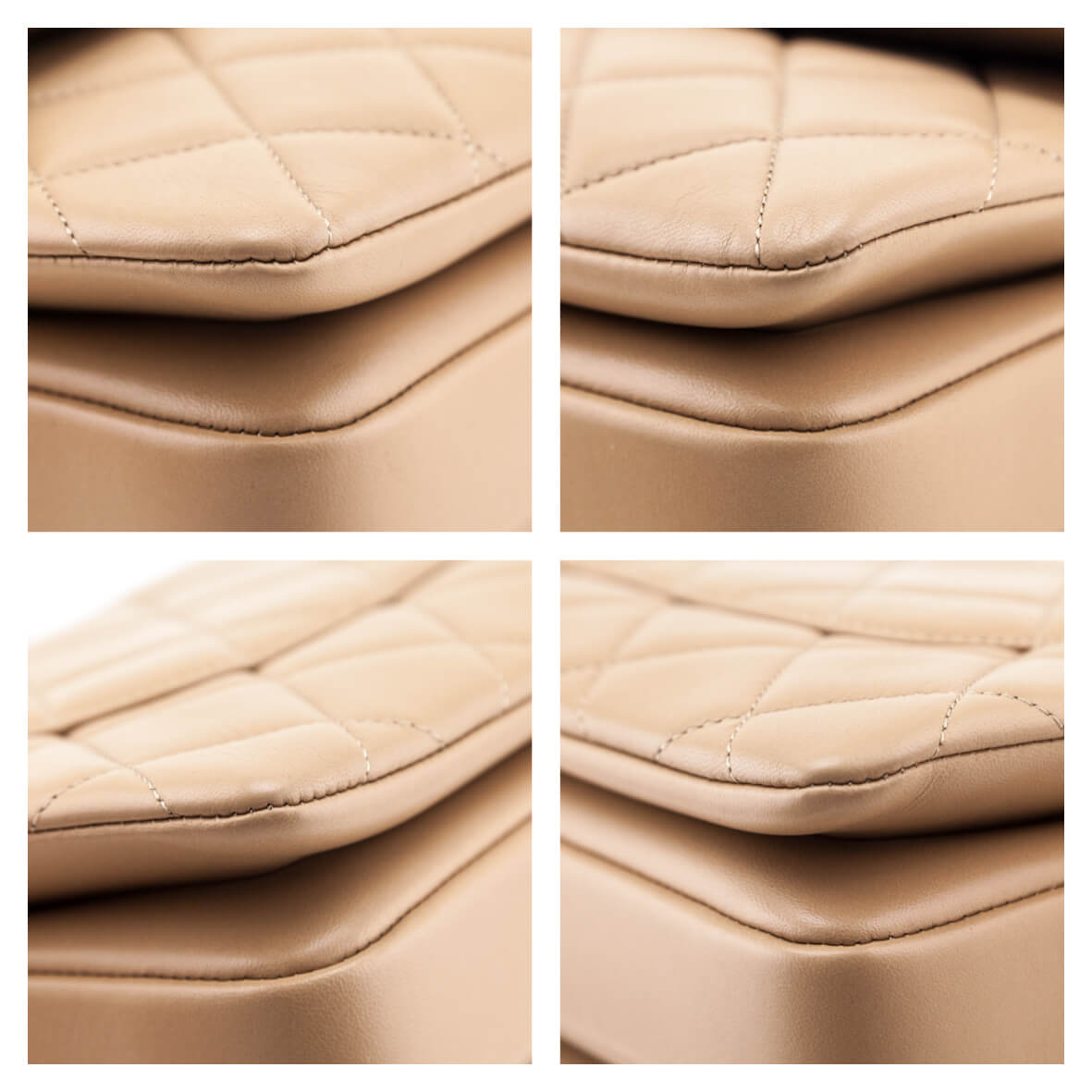 Chanel Beige Lambskin Small Trendy CC Top Handle Flap Bag - Love that Bag etc - Preowned Authentic Designer Handbags Preloved Fashions