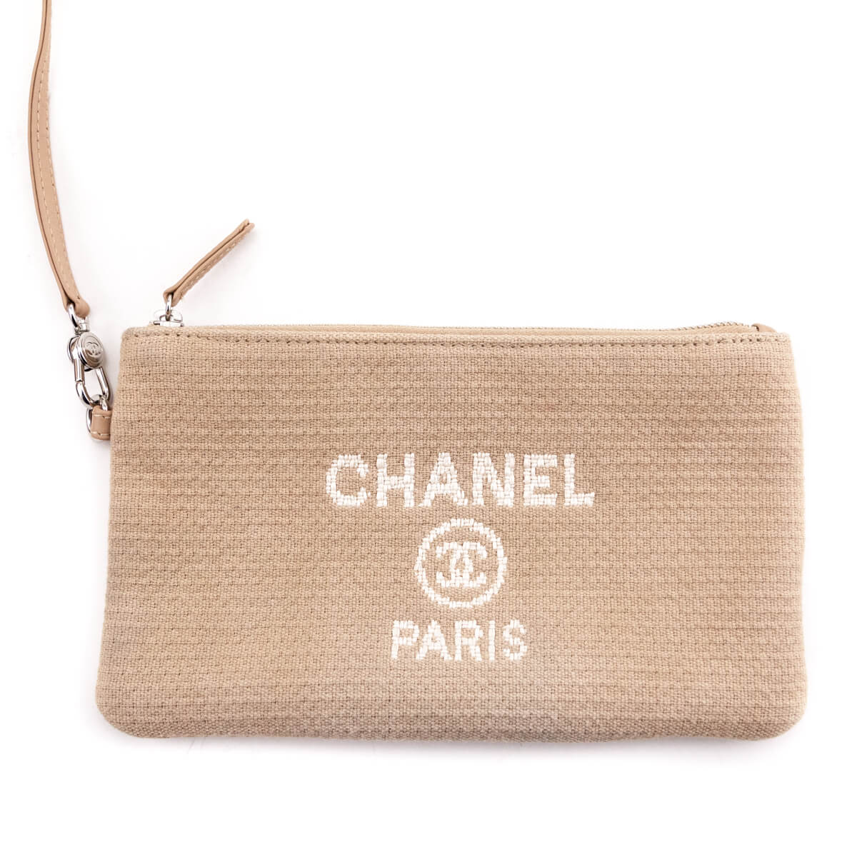 Chanel Beige Mixed Fibers Small Deauville Tote - Love that Bag etc - Preowned Authentic Designer Handbags Preloved Fashions