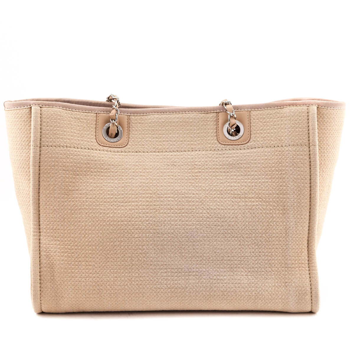 Chanel Beige Mixed Fibers Small Deauville Tote - Love that Bag etc - Preowned Authentic Designer Handbags Preloved Fashions