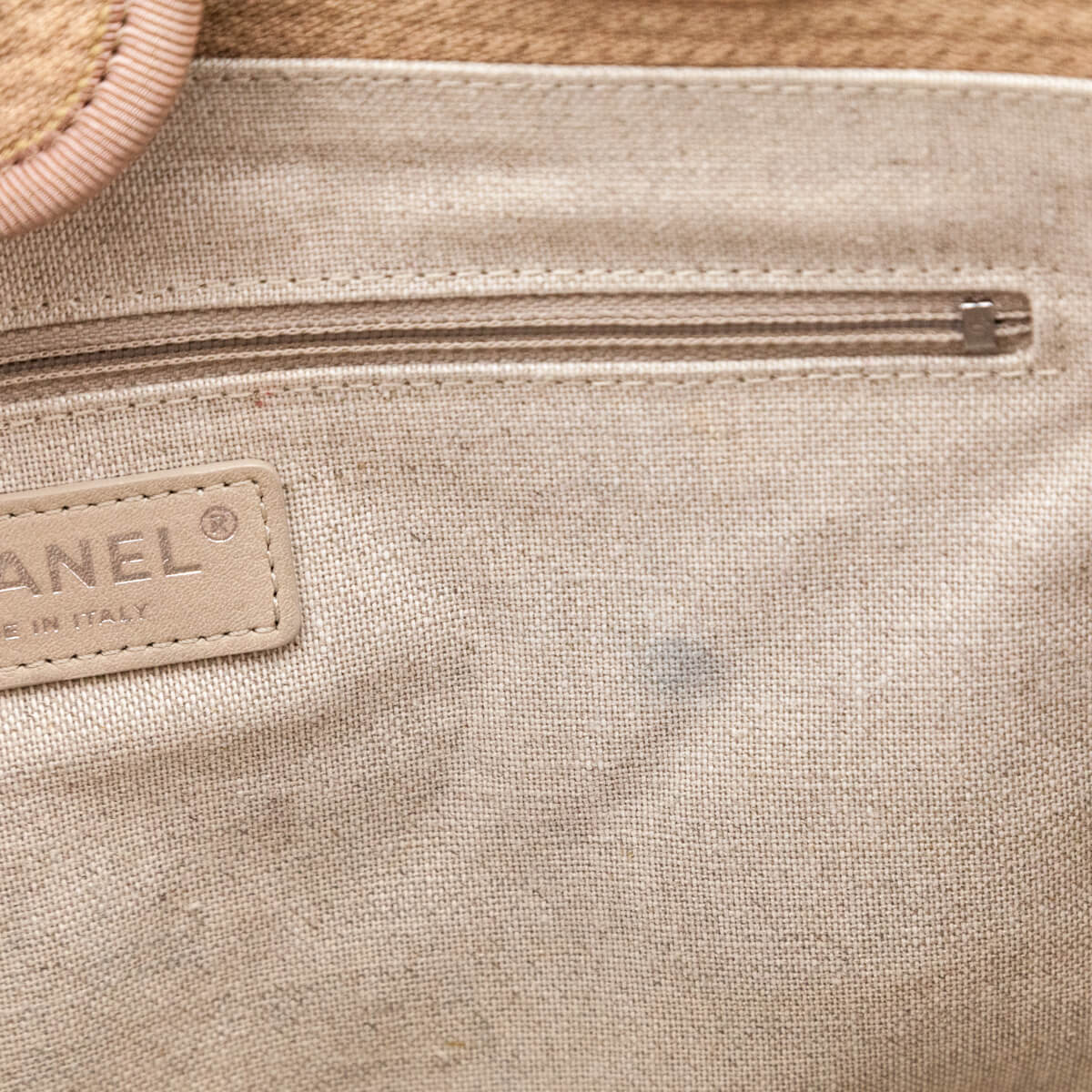Chanel Beige Mixed Fibers Small Deauville Tote - Love that Bag etc - Preowned Authentic Designer Handbags Preloved Fashions