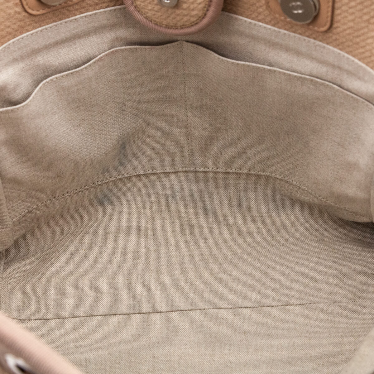 Chanel Beige Mixed Fibers Small Deauville Tote - Love that Bag etc - Preowned Authentic Designer Handbags Preloved Fashions