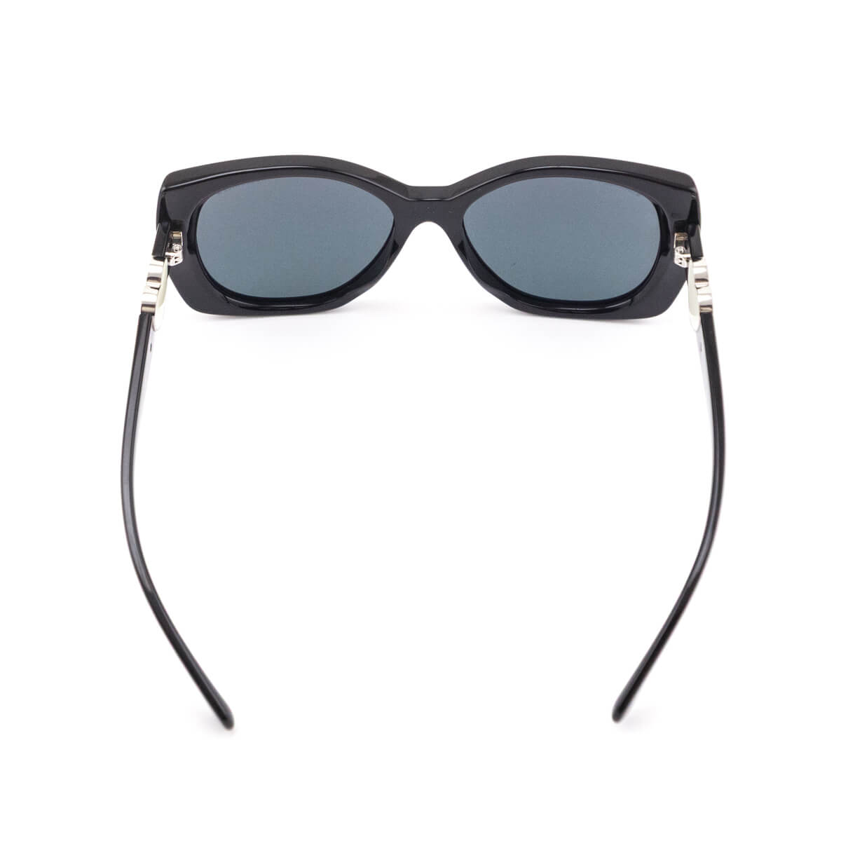 Chanel Black Acetate 5519 Square CC Heart Sunglasses - Love that Bag etc - Preowned Authentic Designer Handbags Preloved Fashions