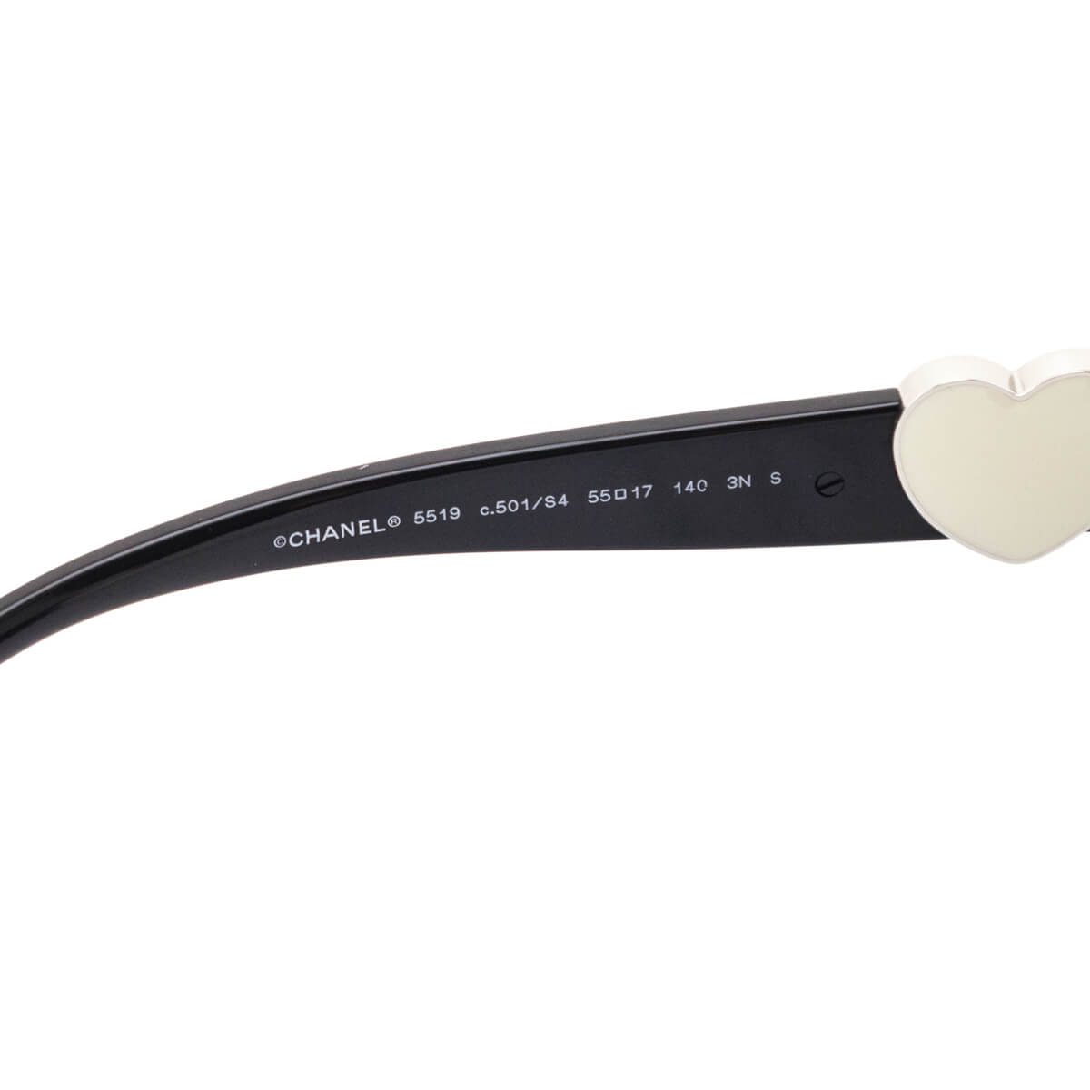 Chanel Black Acetate 5519 Square CC Heart Sunglasses - Love that Bag etc - Preowned Authentic Designer Handbags Preloved Fashions