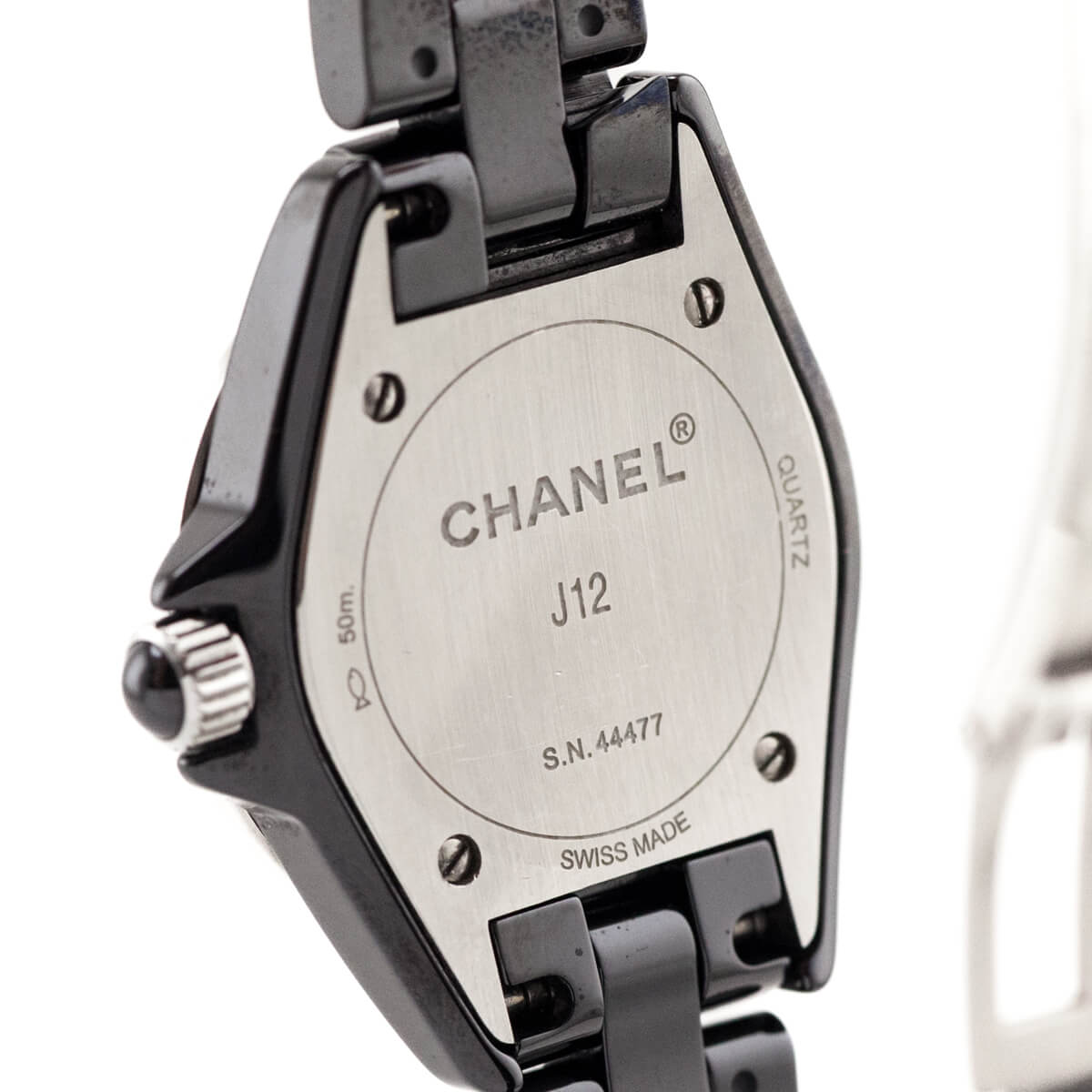 Chanel Black Ceramic Diamonds J12 29mm Watch - Love that Bag etc - Preowned Authentic Designer Handbags Preloved Fashions