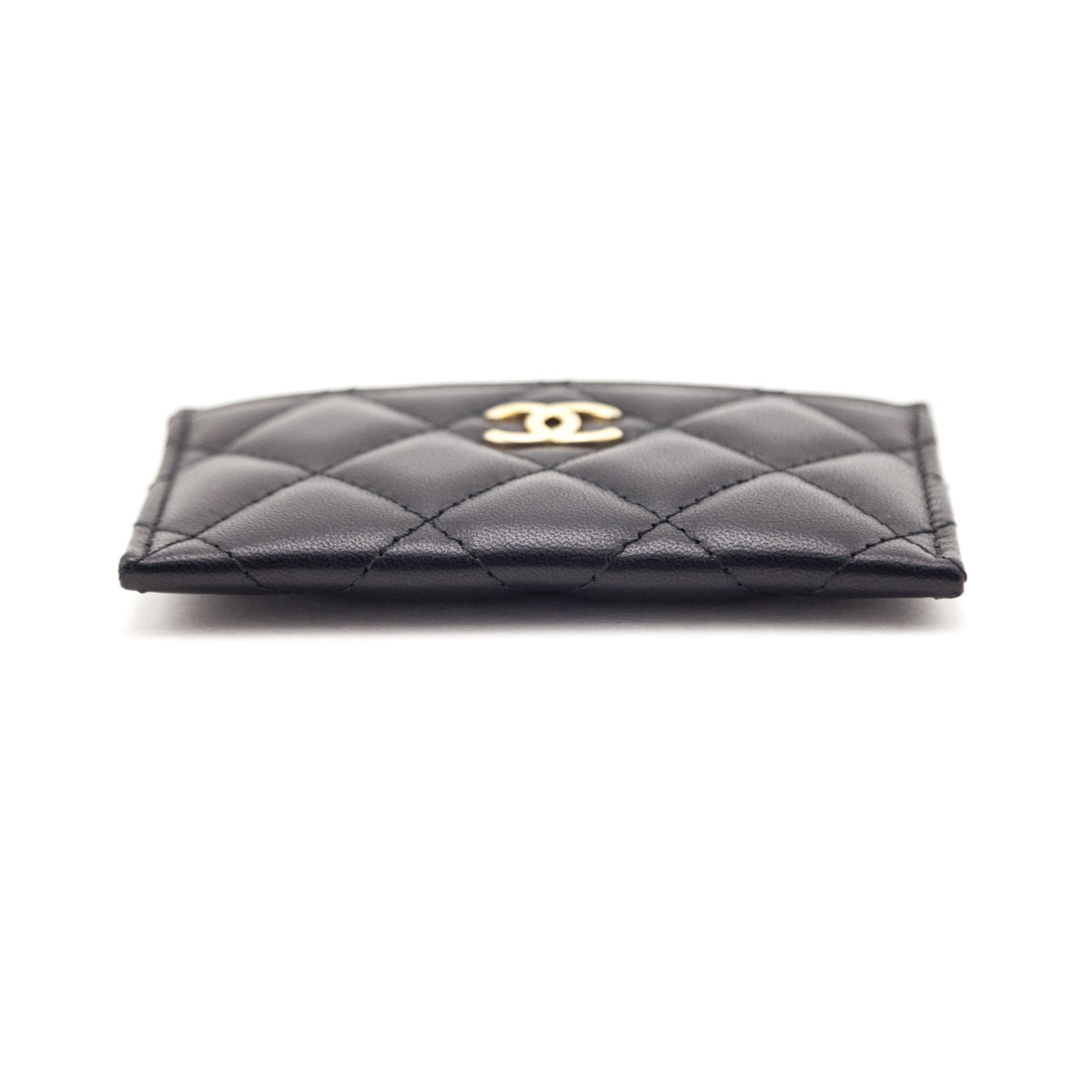 Chanel Black Lambskin Quilted Card Holder - Love that Bag etc - Preowned Authentic Designer Handbags Preloved Fashions