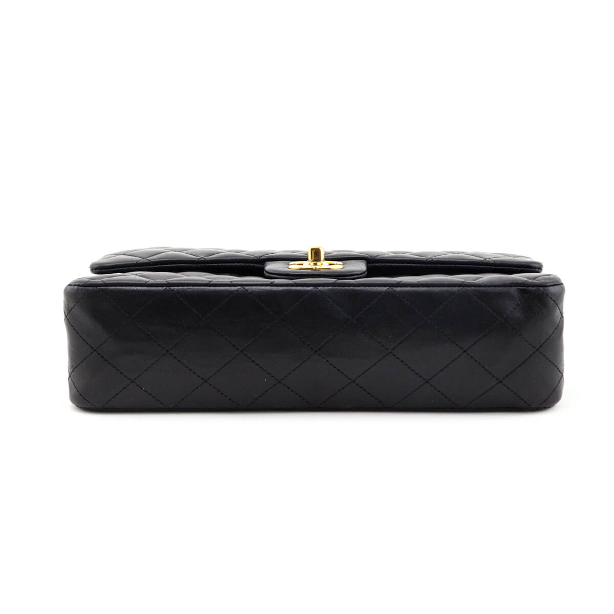 Chanel Black Lambskin Quilted Medium Double Flap Bag - Love that Bag etc - Preowned Authentic Designer Handbags Preloved Fashions