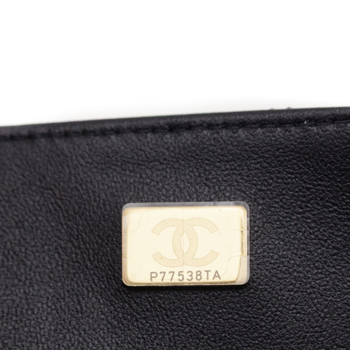 Chanel Black Lambskin Quilted Mini Rectangular Flap