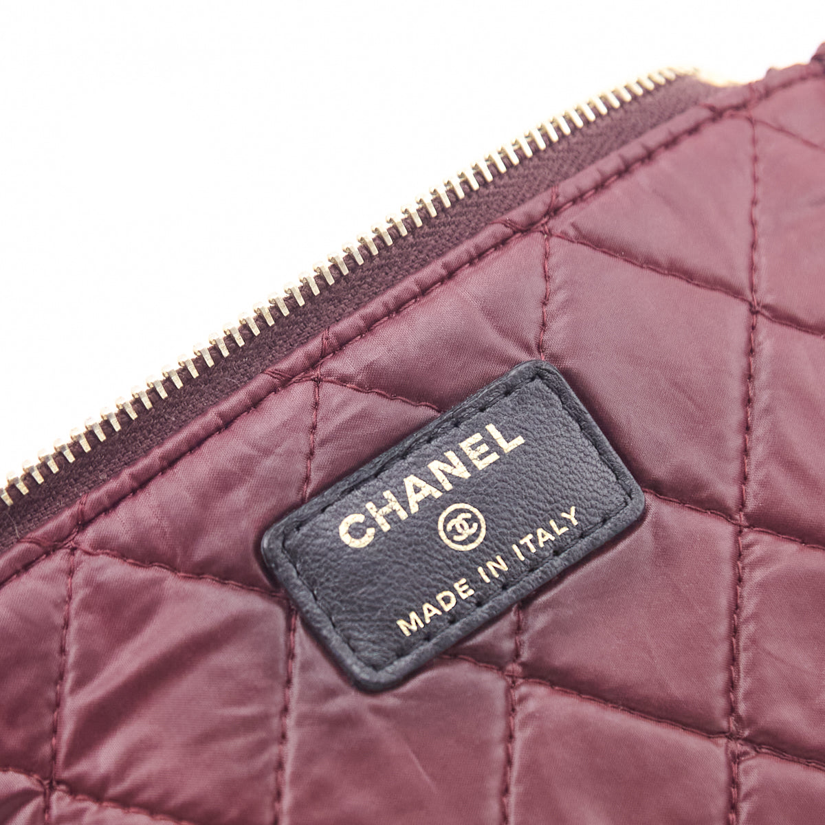 Chanel Black Lambskin Quilted Small Cosmetic Case - Love that Bag etc - Preowned Authentic Designer Handbags Preloved Fashions