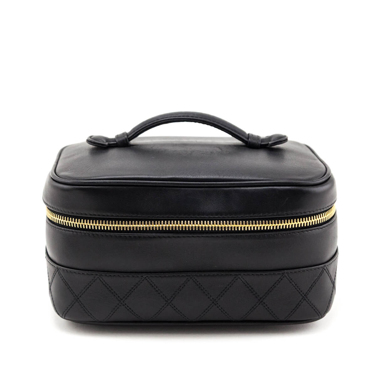 Chanel Black Lambskin Vanity Cosmetic Case - Love that Bag etc - Preowned Authentic Designer Handbags Preloved Fashions