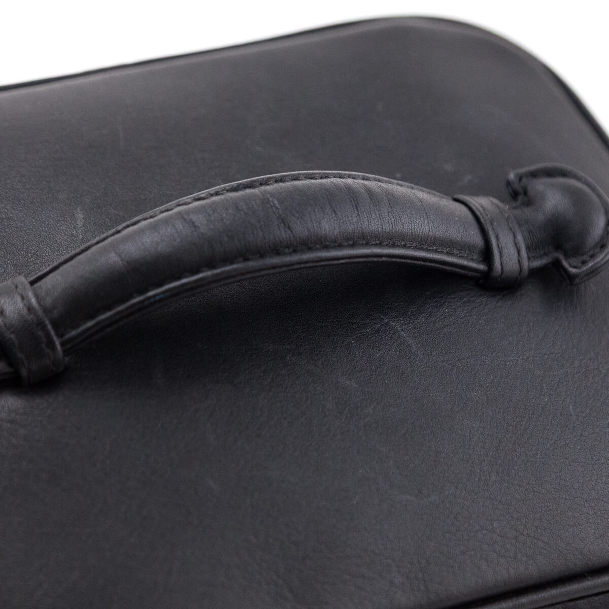 Chanel Black Lambskin Vanity Cosmetic Case - Love that Bag etc - Preowned Authentic Designer Handbags Preloved Fashions