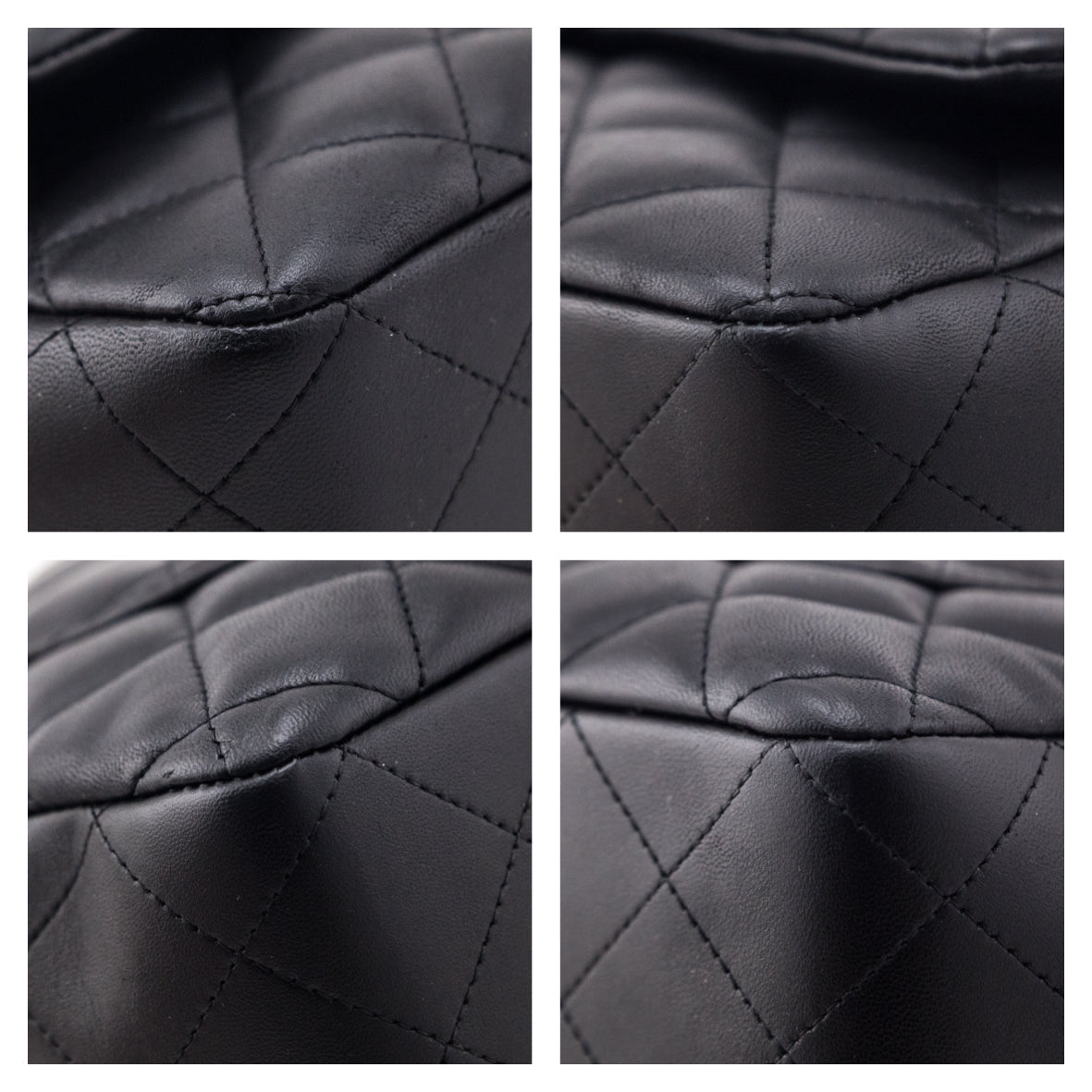 Chanel Black Quilted Lambskin Jumbo Single Flap Bag - Love that Bag etc - Preowned Authentic Designer Handbags Preloved Fashions