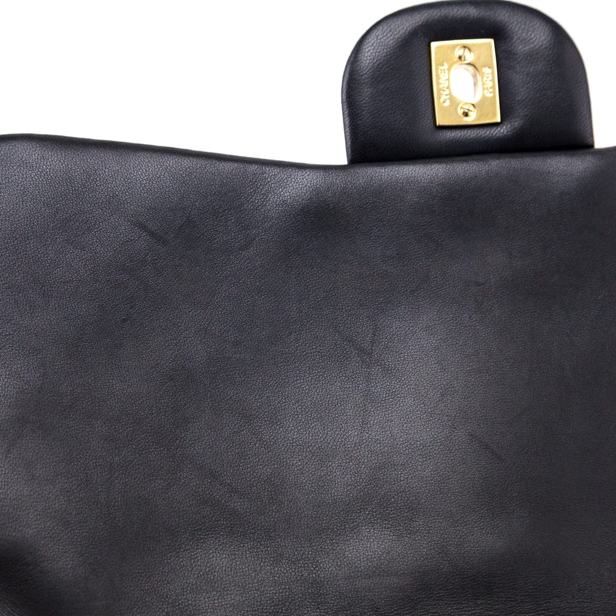Chanel Black Quilted Lambskin Jumbo Single Flap Bag - Love that Bag etc - Preowned Authentic Designer Handbags Preloved Fashions