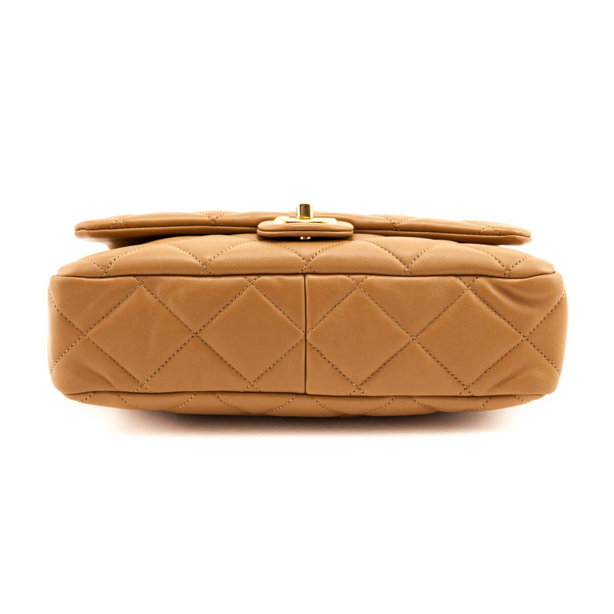 Chanel Brown Lambskin Quilted Large CC Funky Town Flap - Love that Bag etc - Preowned Authentic Designer Handbags Preloved Fashions