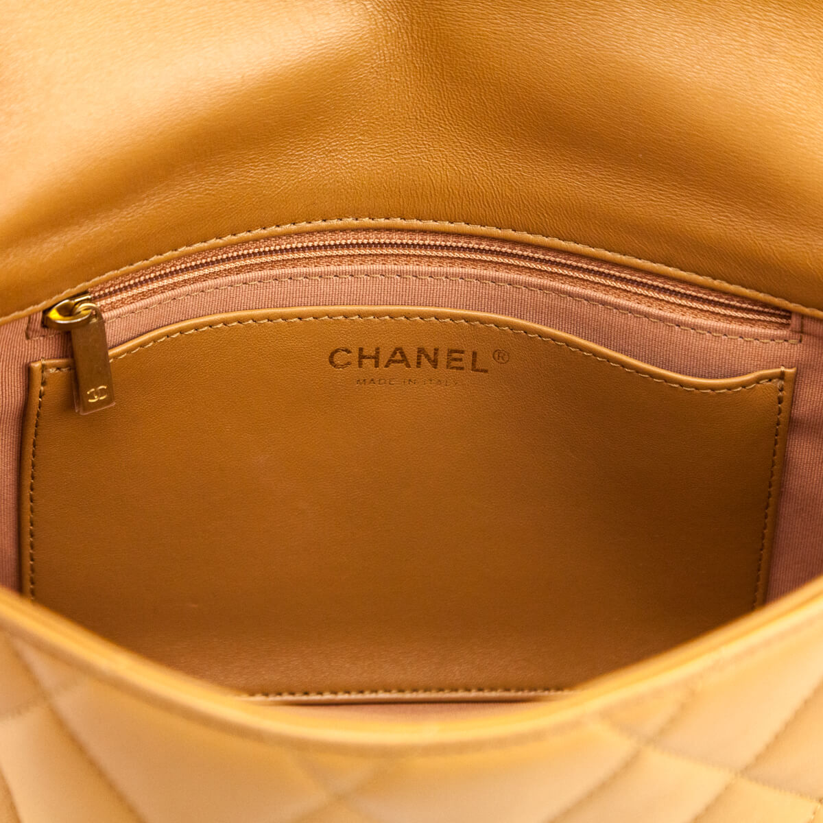 Chanel Brown Lambskin Quilted Large CC Funky Town Flap - Love that Bag etc - Preowned Authentic Designer Handbags Preloved Fashions