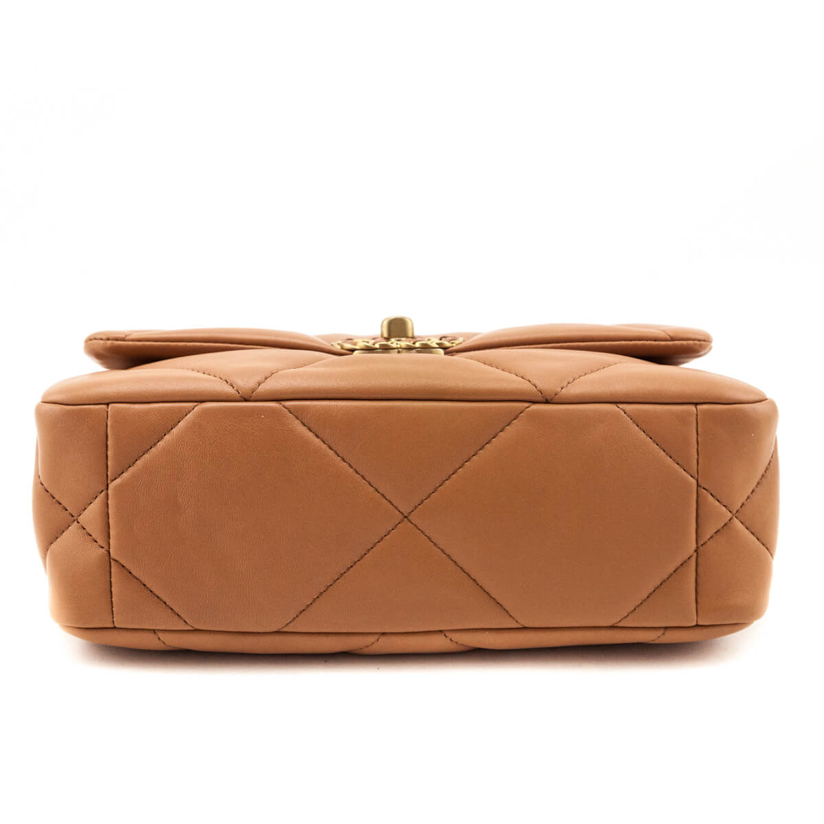 Chanel Brown Lambskin Quilted Medium Chanel 19 Flap Bag - Love that Bag etc - Preowned Authentic Designer Handbags Preloved Fashions