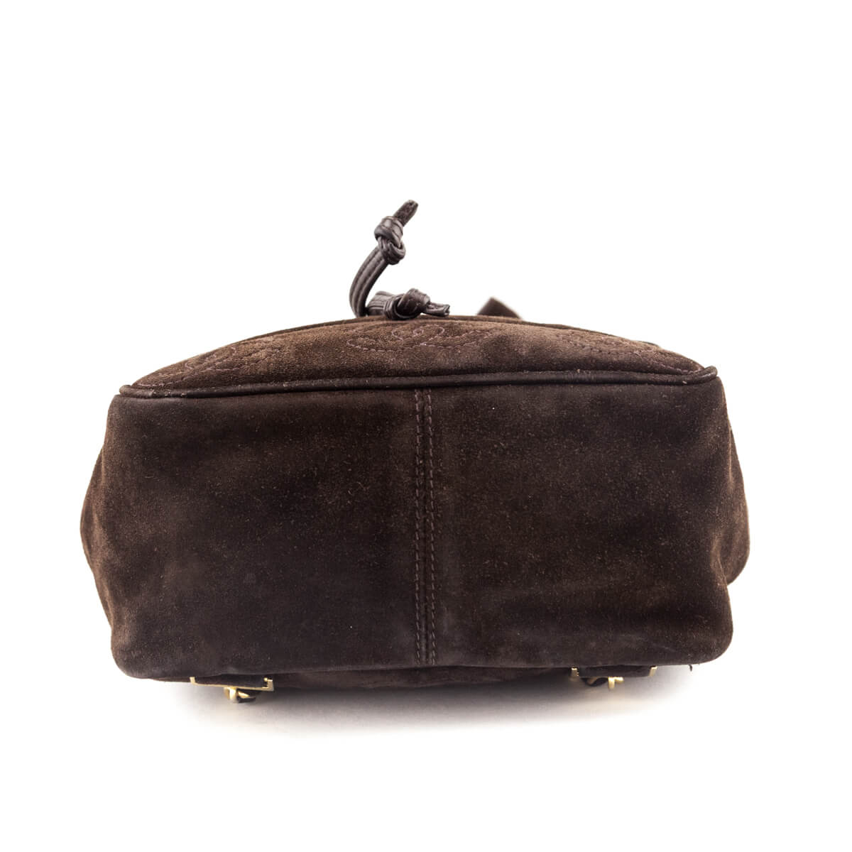 Chanel Brown Suede CC Flap Vintage Backpack - Love that Bag etc - Preowned Authentic Designer Handbags Preloved Fashions