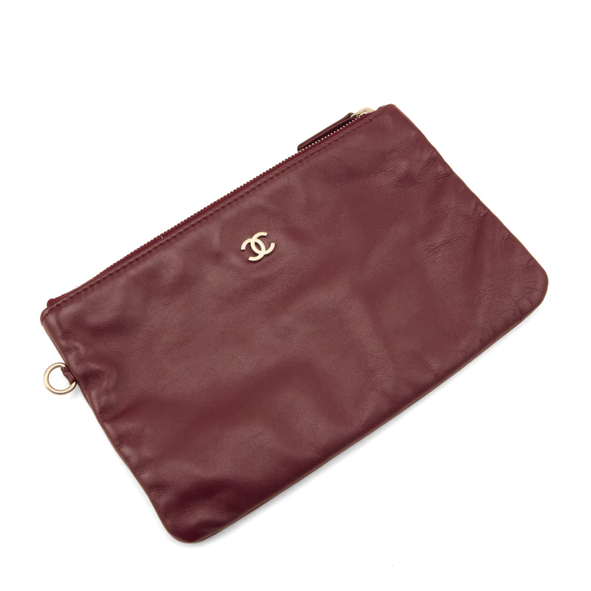 Chanel Burgundy Shiny Calfskin Quilted Small Chanel 22 Hobo - Love that Bag etc - Preowned Authentic Designer Handbags Preloved Fashions