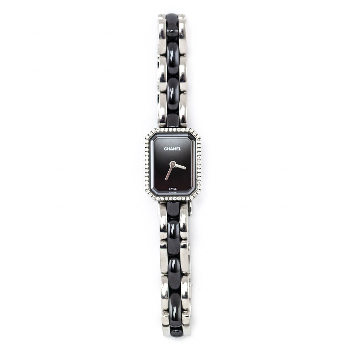 Chanel Black Diamond 20mm Premiere Ceramic Watch - Love that Bag etc - Preowned Authentic Designer Handbags Preloved Fashions