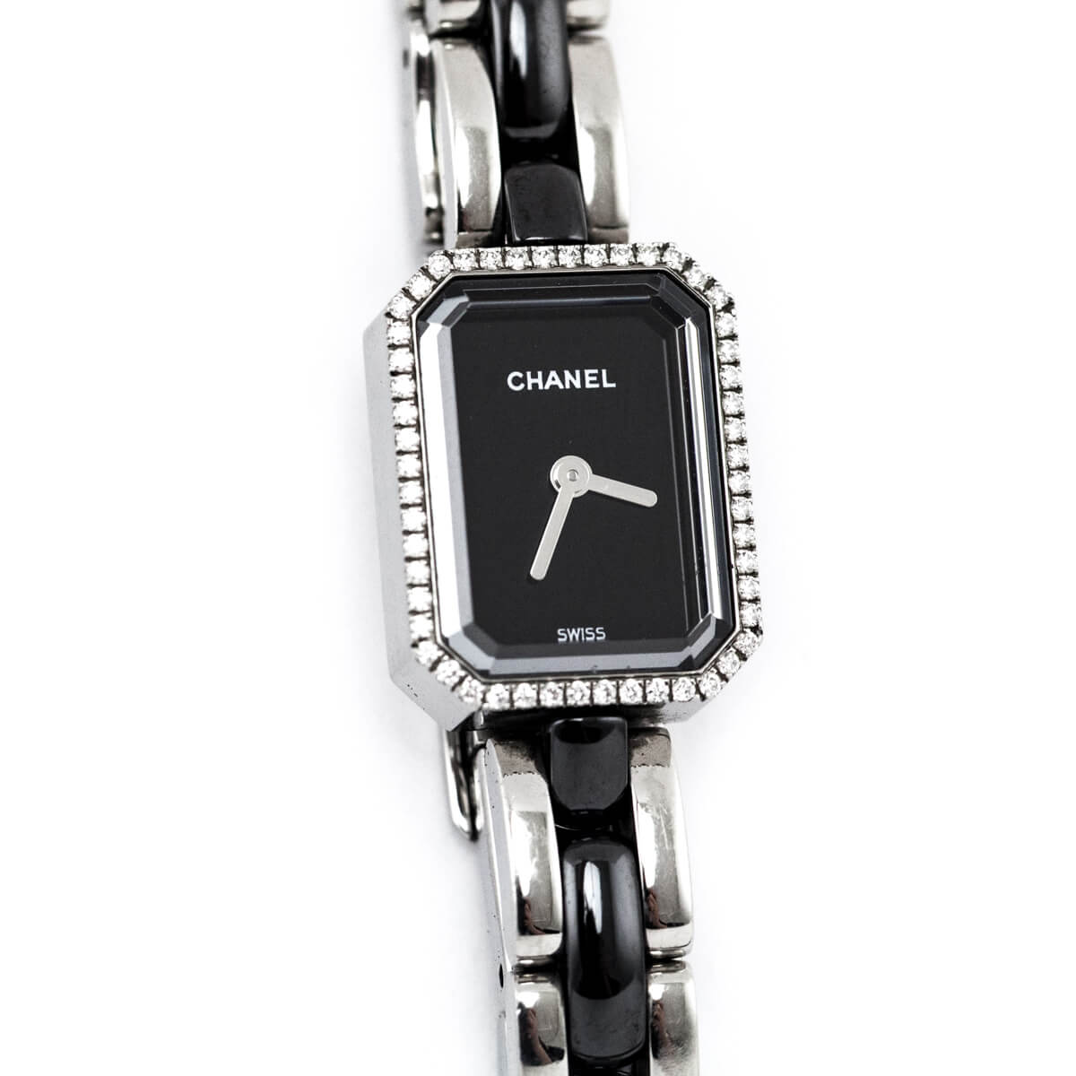 Chanel Black Diamond 20mm Premiere Ceramic Watch - Love that Bag etc - Preowned Authentic Designer Handbags Preloved Fashions