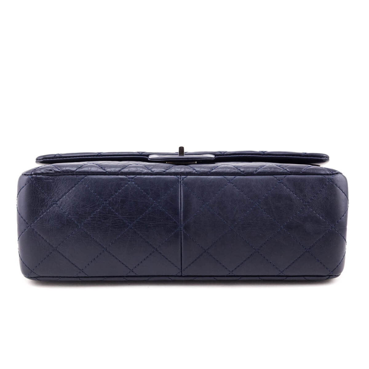 Chanel Navy Aged Calfskin Quilted 2.55 Reissue 227 Flap - Love that Bag etc - Preowned Authentic Designer Handbags Preloved Fashions