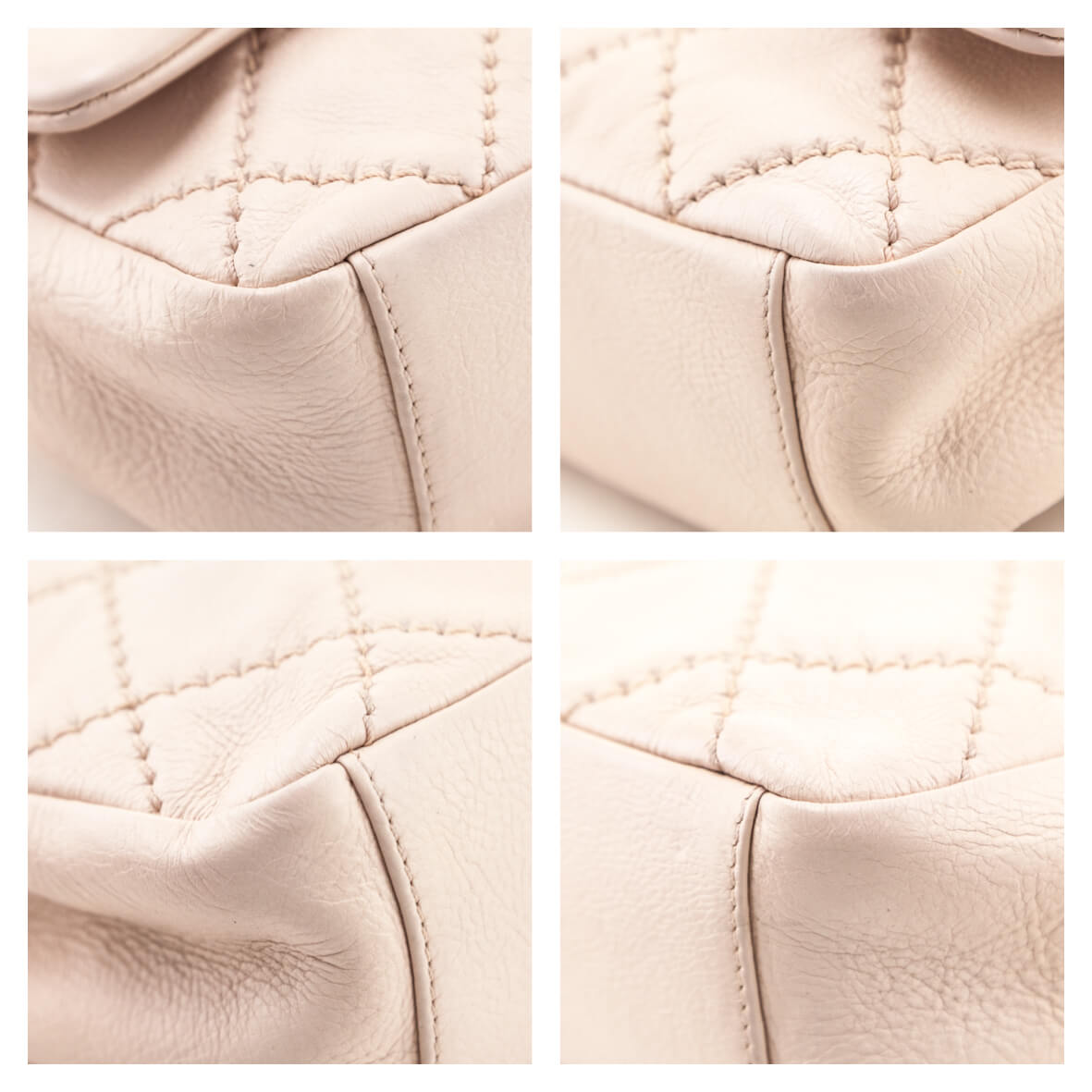 Chanel Pale Pink Calfskin Stitched Medium Urban Day Flap Bag - Love that Bag etc - Preowned Authentic Designer Handbags Preloved Fashions