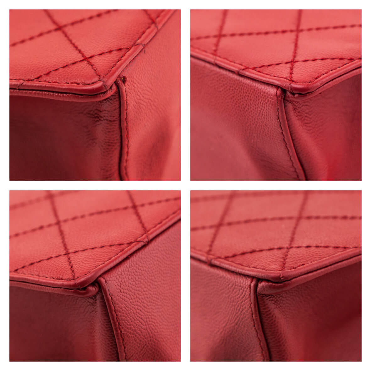 Chanel Red Caviar Top Handle Envelope Flap Bag - Love that Bag etc - Preowned Authentic Designer Handbags Preloved Fashions
