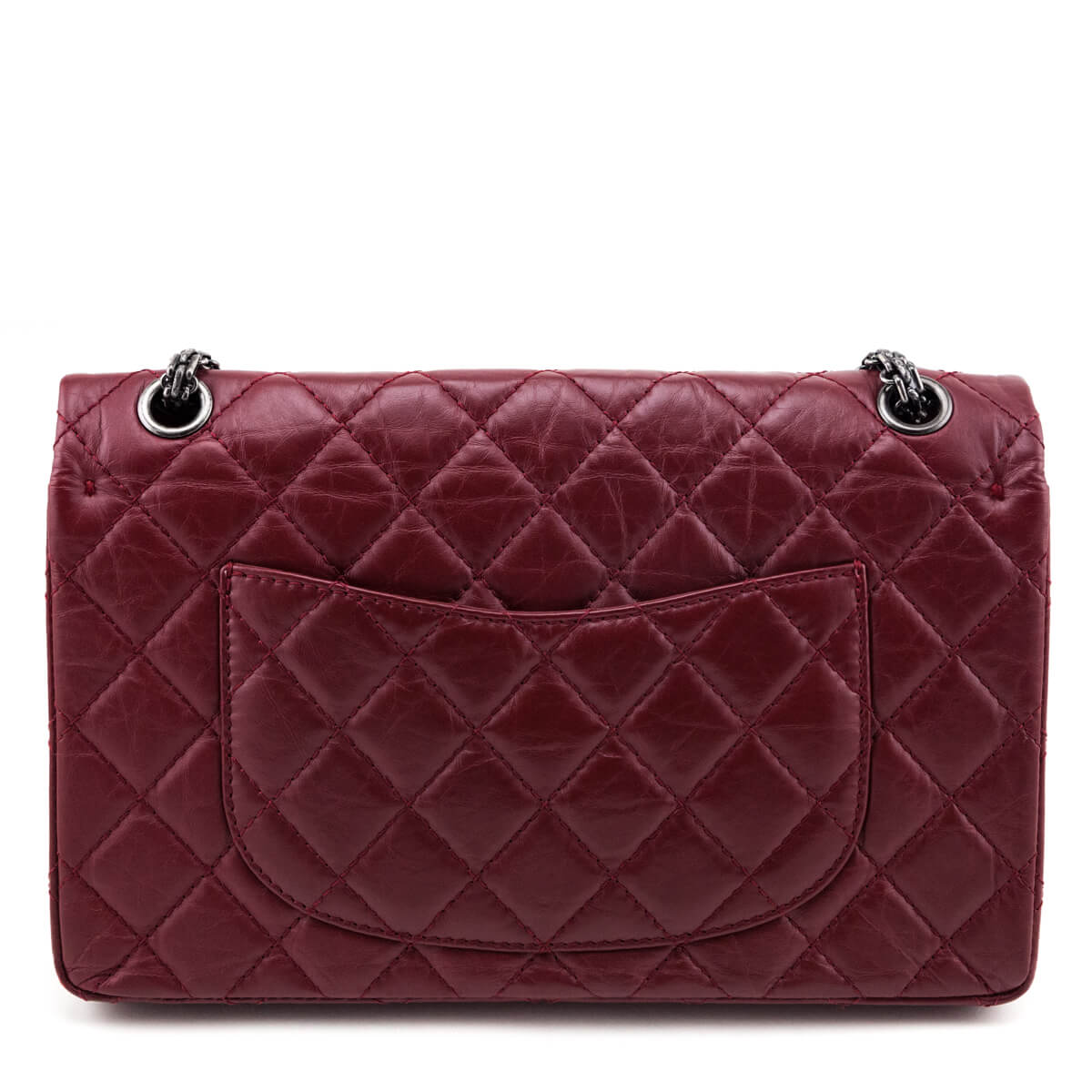 Chanel Red Quilted Aged Calfskin 2.55 Reissue 226 Flap Bag - Love that Bag etc - Preowned Authentic Designer Handbags Preloved Fashions