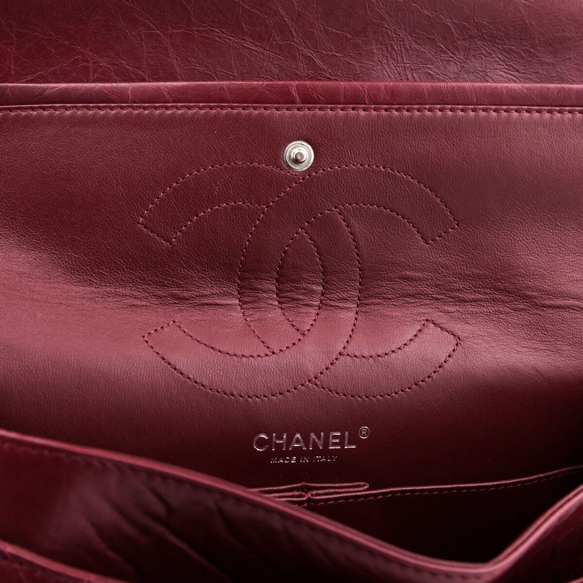 Chanel Red Quilted Aged Calfskin 2.55 Reissue 226 Flap Bag - Love that Bag etc - Preowned Authentic Designer Handbags Preloved Fashions