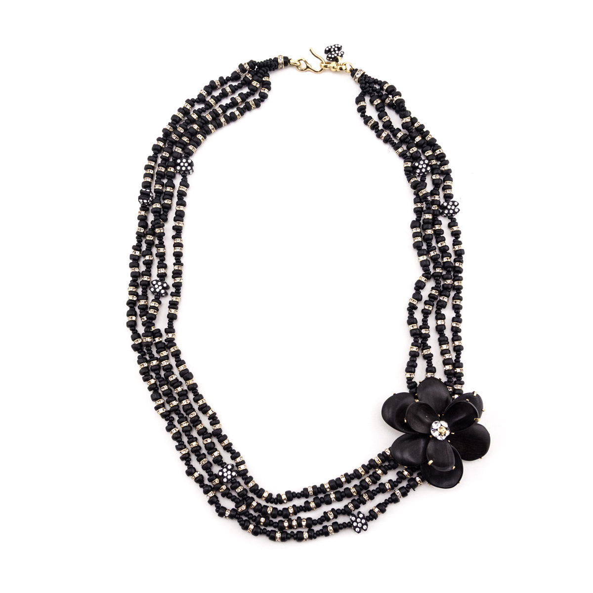 Chanel Wooden Bead Camellia 2002 Multi-Strand Necklace - Love that Bag etc - Preowned Authentic Designer Handbags Preloved Fashions