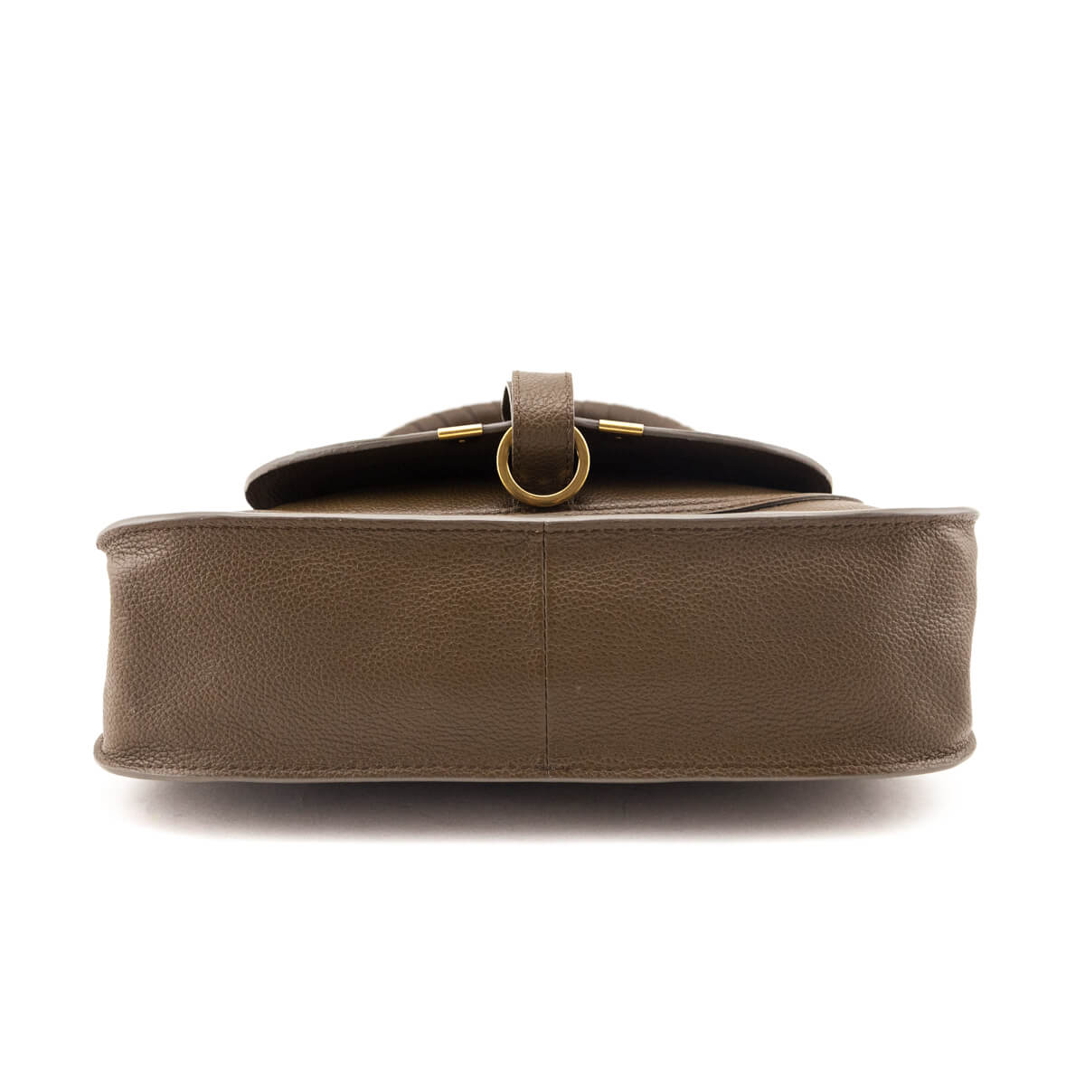 Chloe Dark Khaki Calfskin Small Marcie Satchel - Love that Bag etc - Preowned Authentic Designer Handbags Preloved Fashions