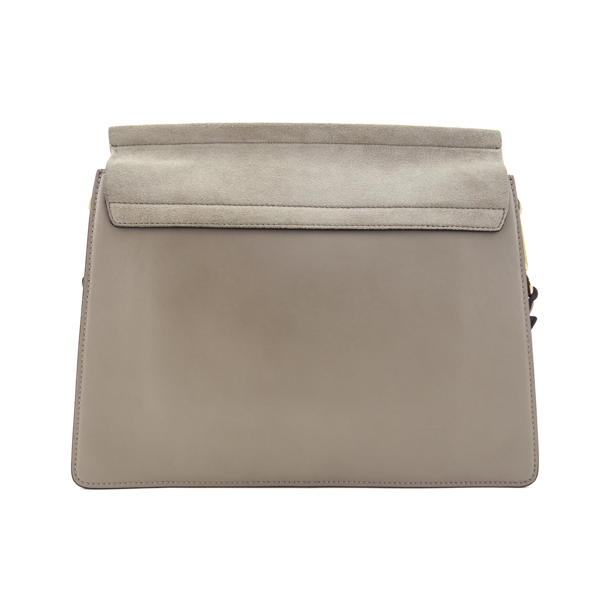 Chloe Motty Grey Calfskin Suede Medium Faye Shoulder Bag - Love that Bag etc - Preowned Authentic Designer Handbags Preloved Fashions