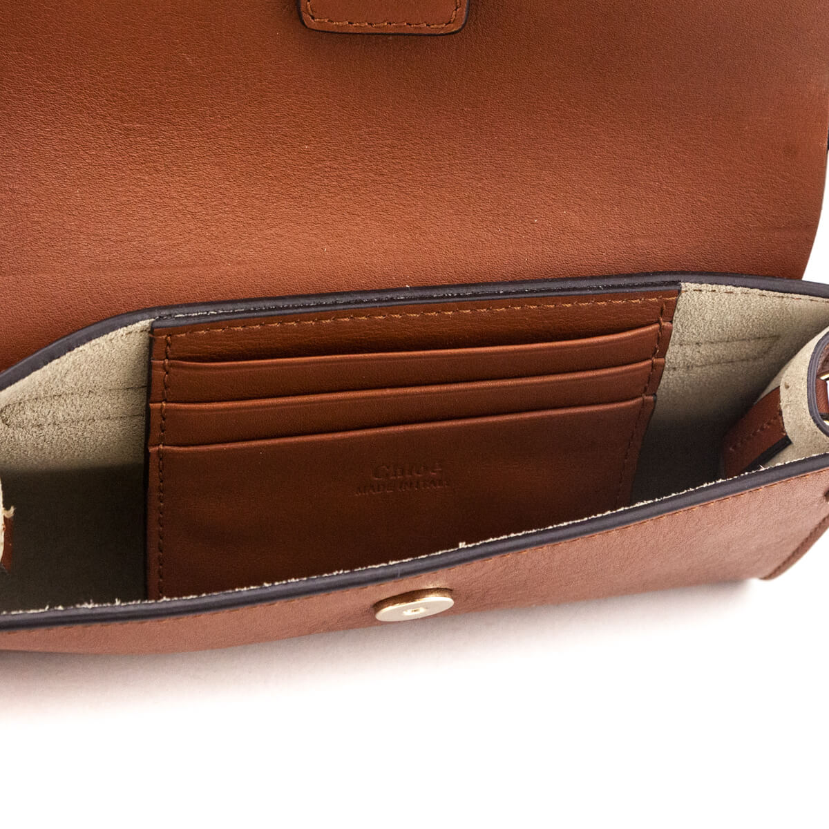 Chloe Tan Suede Calfskin Mini Faye Shoulder Bag - Love that Bag etc - Preowned Authentic Designer Handbags Preloved Fashions