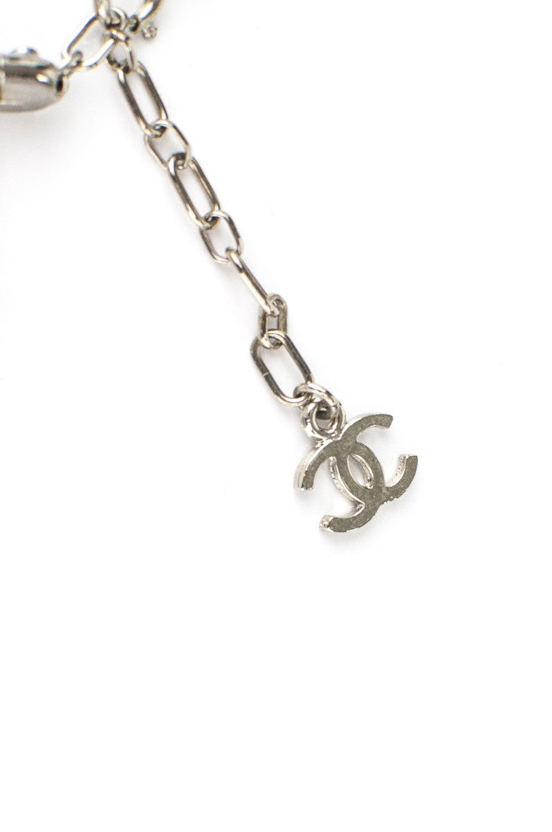Chanel Silver Pearl Sunray Solar Bracelet - Love that Bag etc - Preowned Authentic Designer Handbags Preloved Fashions