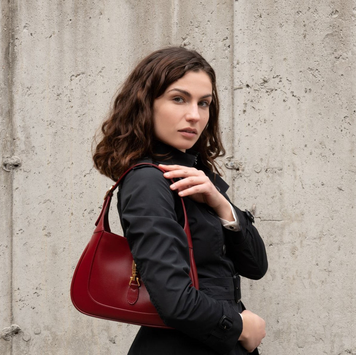 Gucci Cherry Red Calfskin Small Jackie 1961 Hobo - Love that Bag etc - Preowned Authentic Designer Handbags Preloved Fashions