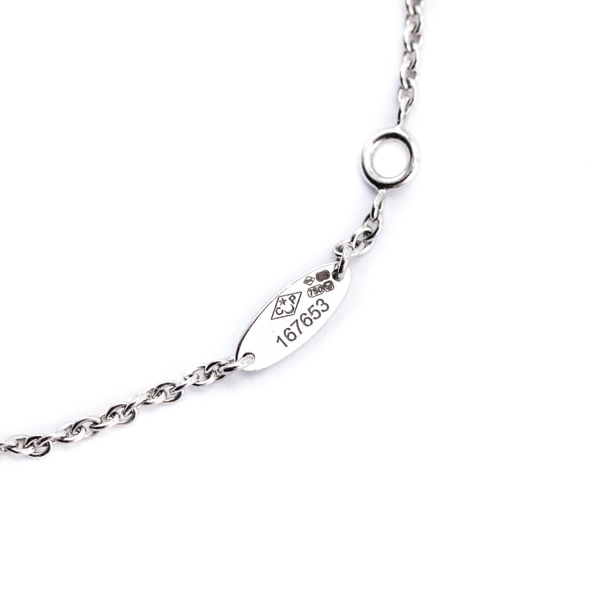 Dior 18K White Gold Diamond Mother of Pearl Rose Des Vents Bracelet - Love that Bag etc - Preowned Authentic Designer Handbags Preloved Fashions