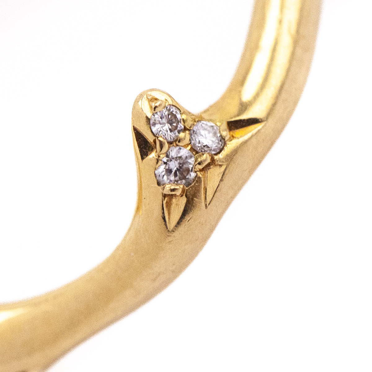 Dior 18K Yellow Gold Diamond Bois de Rose Ring - Love that Bag etc - Preowned Authentic Designer Handbags Preloved Fashions