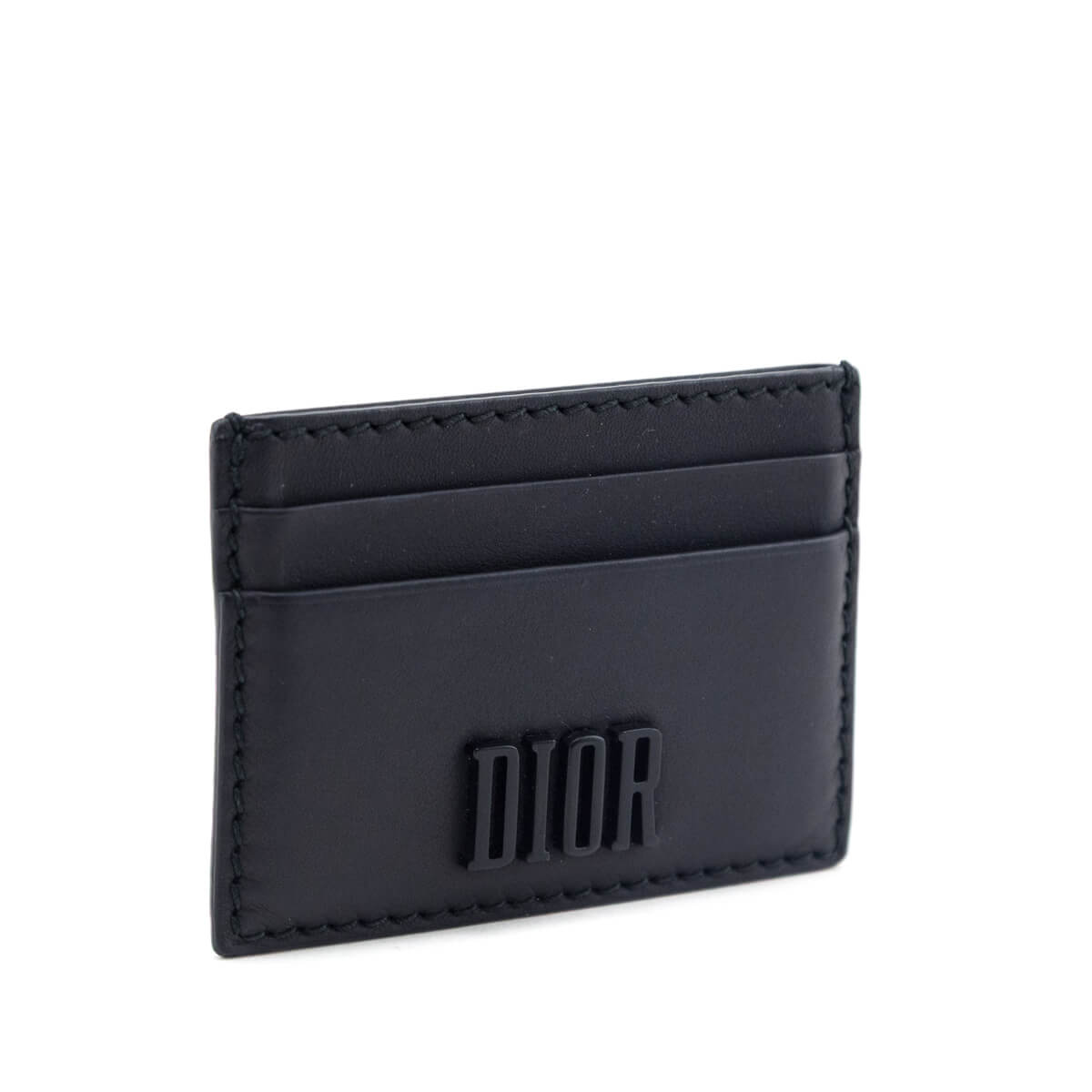 Dior Black Calfskin D-Fence Card Holder - Love that Bag etc - Preowned Authentic Designer Handbags Preloved Fashions