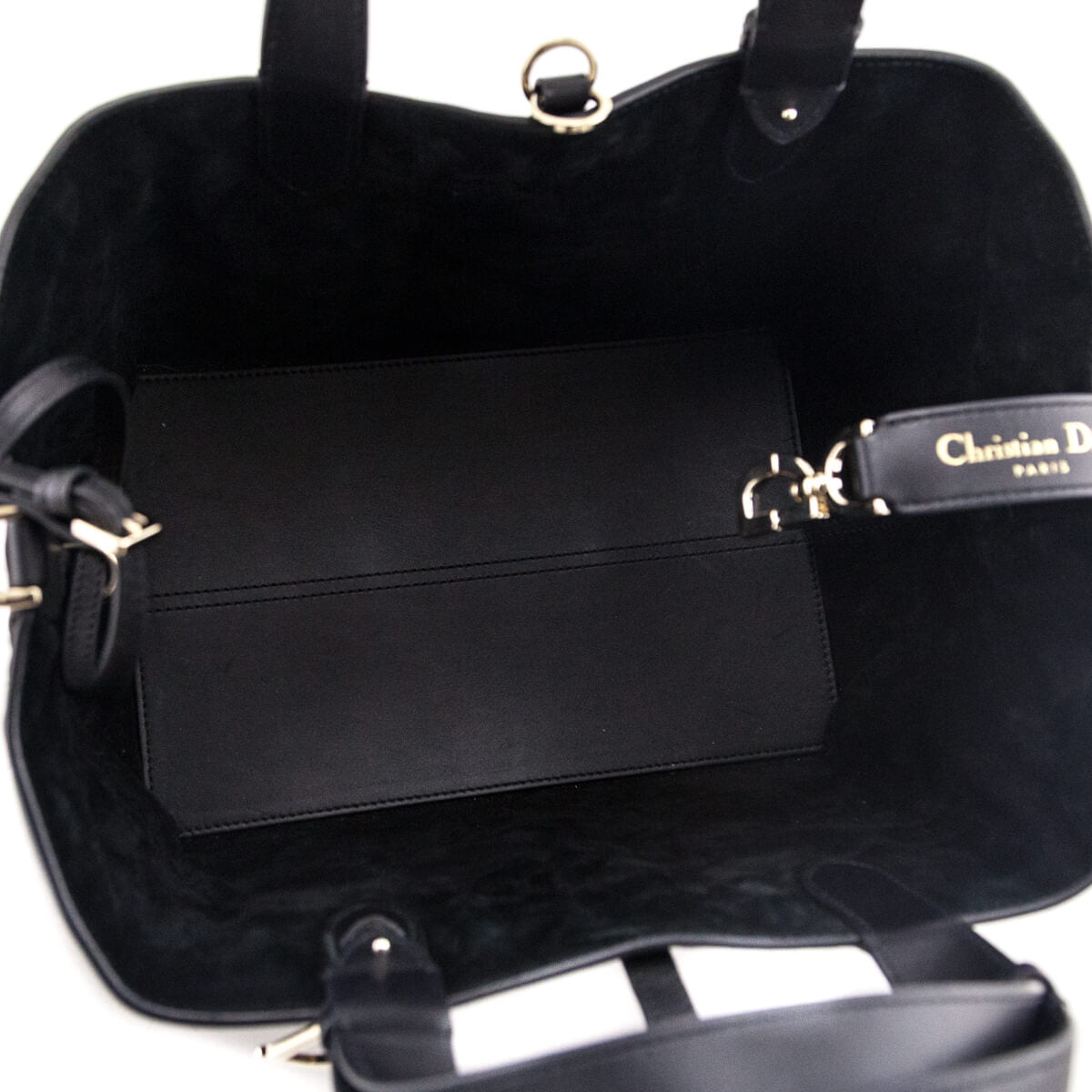 Dior Black Calfskin Macrocannage Medium Toujours - Love that Bag etc - Preowned Authentic Designer Handbags Preloved Fashions