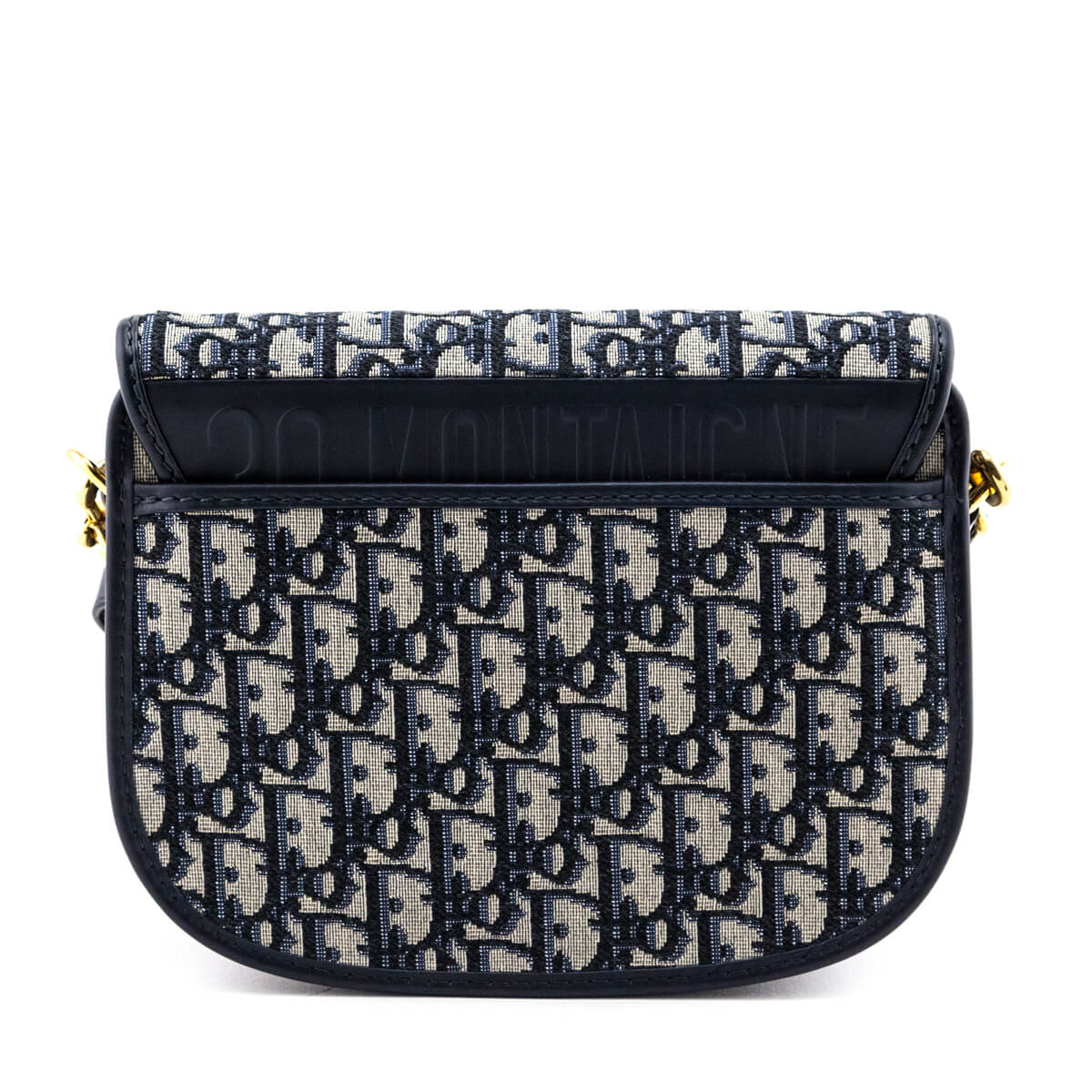 Dior Blue Oblique Jacquard Medium Bobby Flap Bag - Love that Bag etc - Preowned Authentic Designer Handbags Preloved Fashions