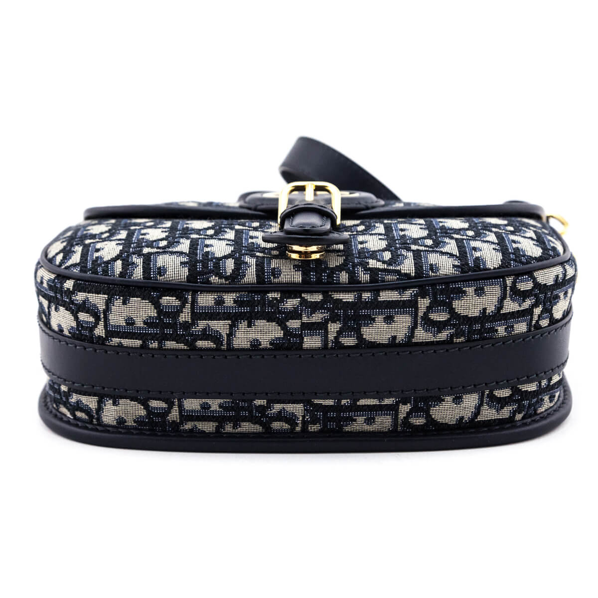 Dior Blue Oblique Jacquard Medium Bobby Flap Bag - Love that Bag etc - Preowned Authentic Designer Handbags Preloved Fashions