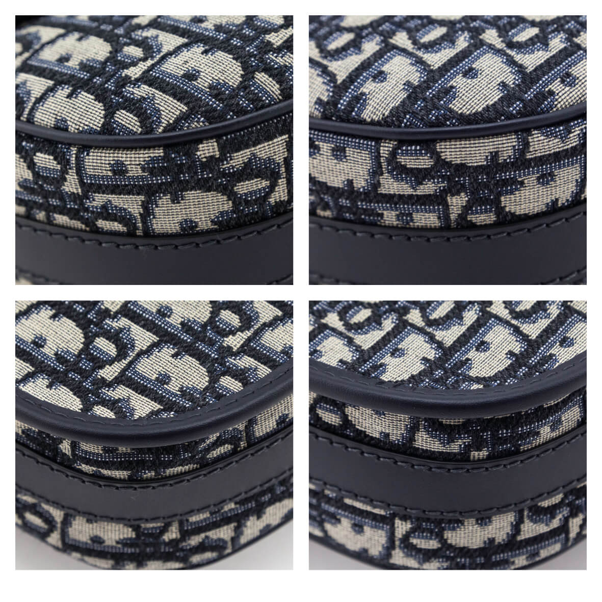 Dior Blue Oblique Jacquard Medium Bobby Flap Bag - Love that Bag etc - Preowned Authentic Designer Handbags Preloved Fashions