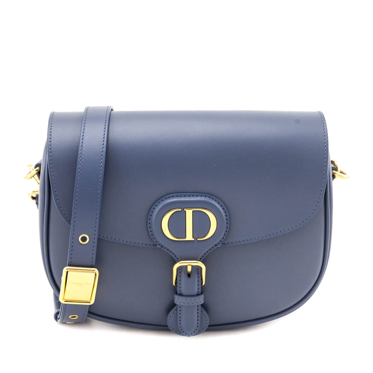 Dior Cloud Blue Box Calfskin Medium Bobby Bag - Love that Bag etc - Preowned Authentic Designer Handbags Preloved Fashions