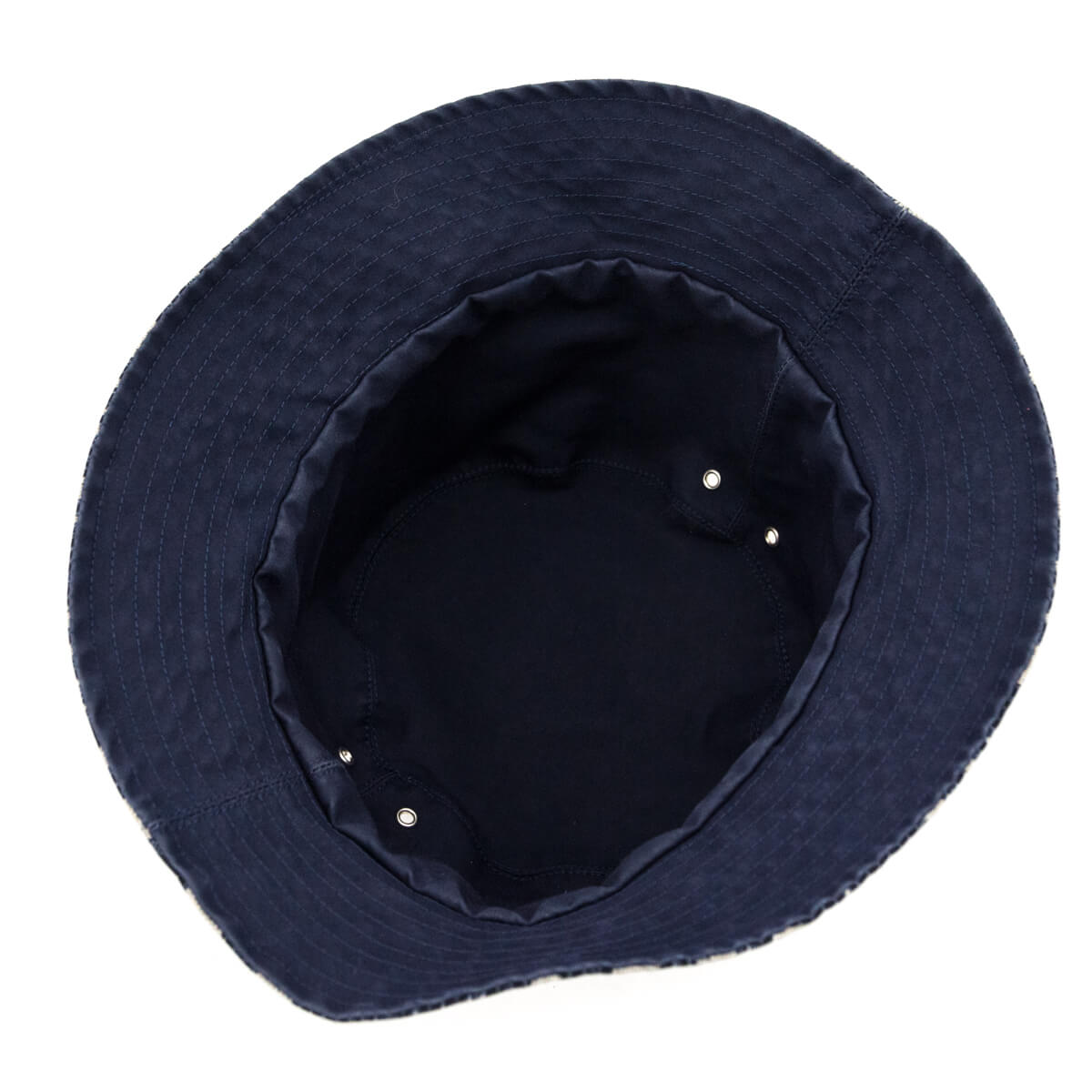Dior Navy Oblique Reversible Teddy D Small Brim Bucket Hat - Love that Bag etc - Preowned Authentic Designer Handbags Preloved Fashions